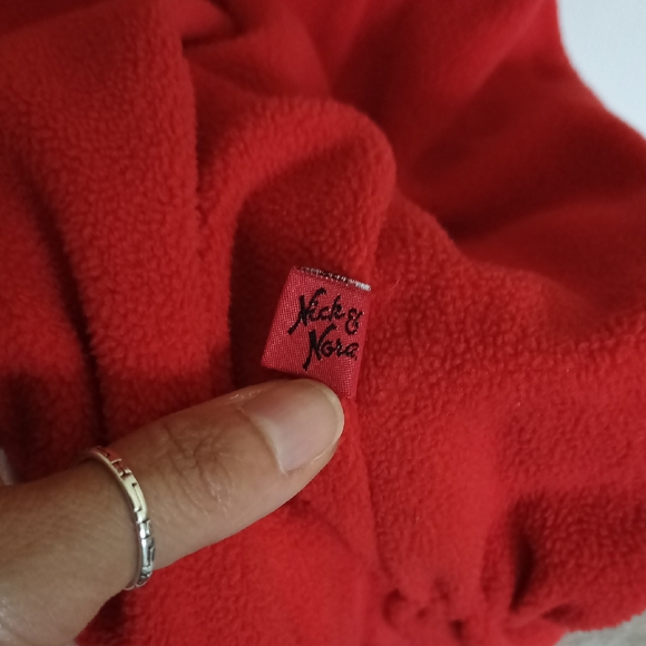 Nick & Nora Red Kids Footie Pajamas with Sock Monkey - Picture 8 of 8